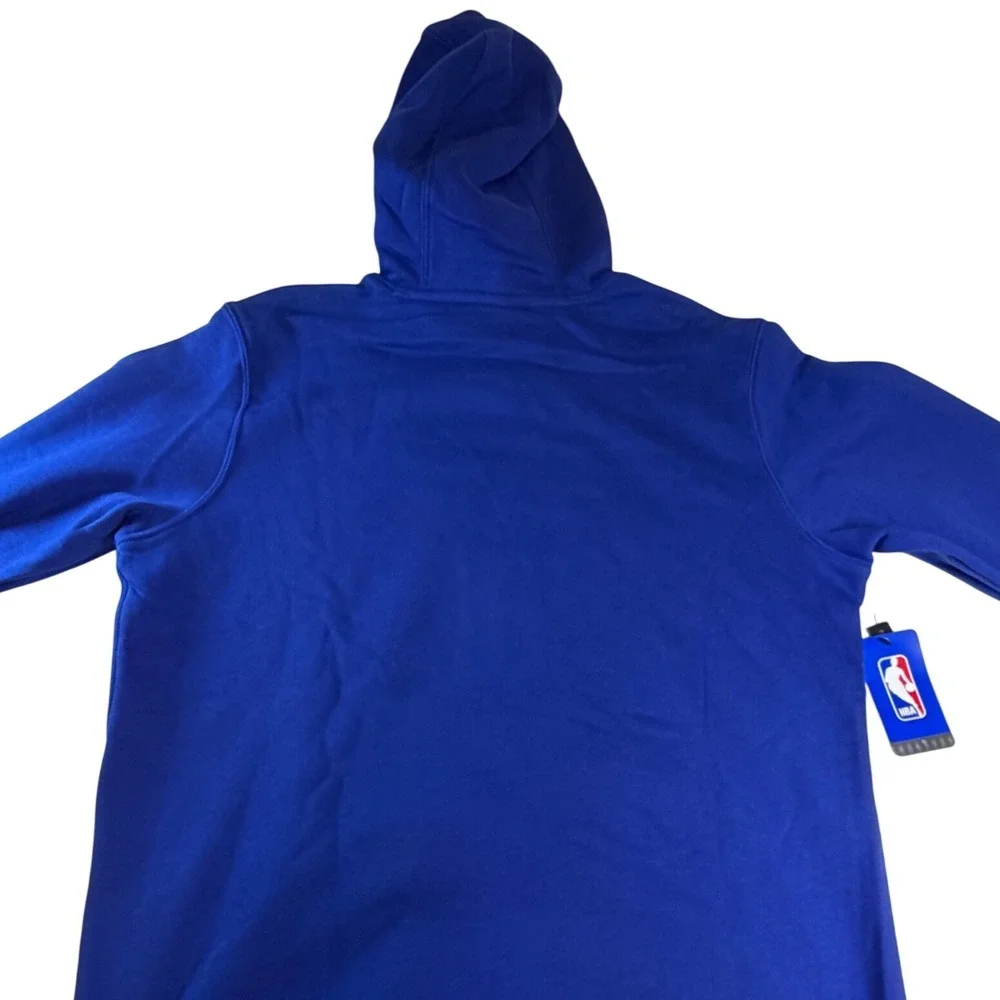 Nike Golden State Warriors Hoodie Mens Large‎ Blue NBA Pullover NEW WITH TAGS J8